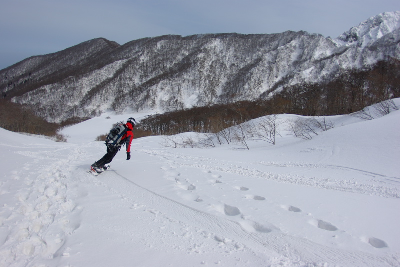 大山登山２００８年３月その５（超特大滑り台２）_a0009554_20313495.jpg