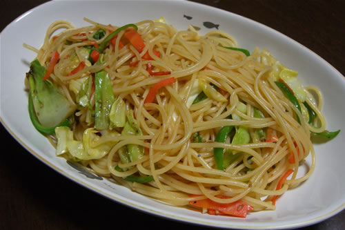 野菜炒めパスタ ようやく訪問者数10万突破 アルモンデ カンタンナン ありがとうございました