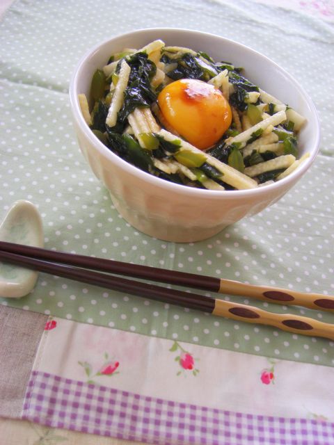 *　ワカメ丼　ゆずこしょう風味　*_f0119567_059027.jpg