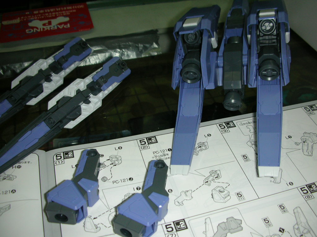 1 144 Hg Gnアームズ ガンダムエクシア トランザムモード 制作中 模型の国トヤマの店主日記 宮崎県宮崎市