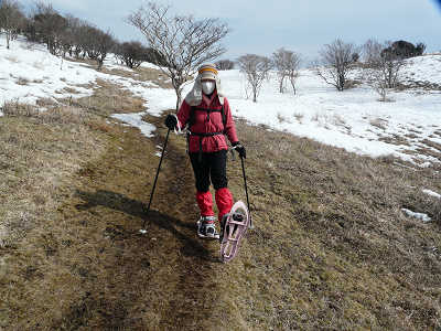 2008/03/09 お初だっ　三峰山でスノーシュー_e0050472_21552192.jpg