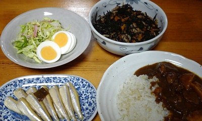 【家】　　カレー_e0120575_5341942.jpg