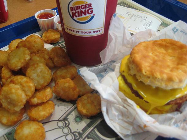 BURGER KING　Breakfast meals_e0035352_17114963.jpg