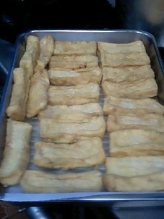 田村の豆腐で生揚げ_d0027486_19211025.jpg
