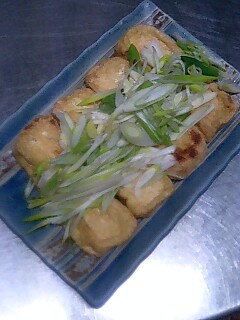 田村の豆腐で生揚げ_d0027486_19211062.jpg
