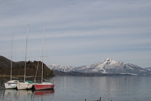 福寿草まつりへのドライブ 猪苗代湖の中田浜_f0048546_6135861.jpg