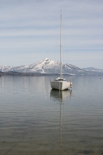 福寿草まつりへのドライブ 猪苗代湖の中田浜_f0048546_6145045.jpg