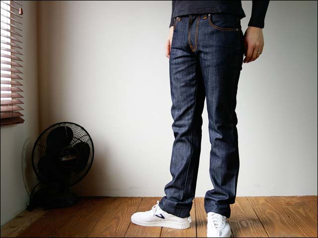 510370● nudie jeans SLIM JIM DRY BROKEN