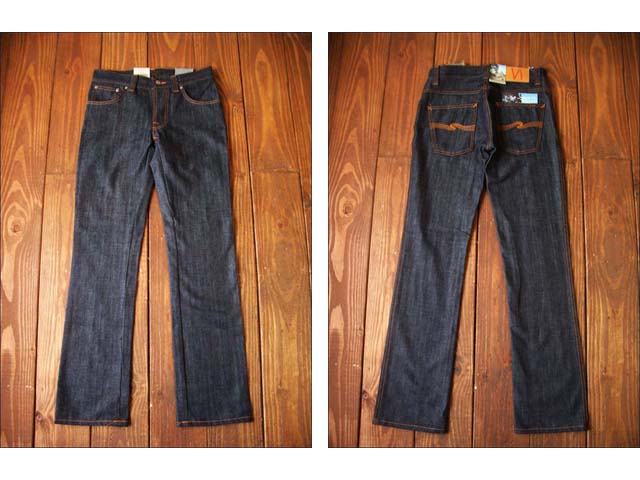 510370● nudie jeans SLIM JIM DRY BROKEN