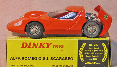 [ my DINKY TOYS Collection (18). Alfa Romeo Giulia 1600 TI. Rally. & Giulia Scarabeo.]_c0019483_20315068.jpg