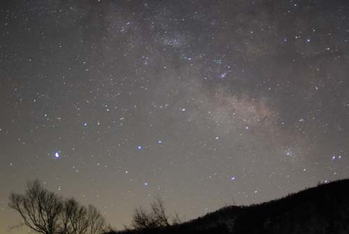 清明の夜に見られた天の川_e0120896_6573838.jpg