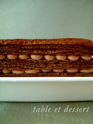 ミルフォイユ　オ　ショコラ 　millefeuille au chocolat_a0090522_21272961.jpg