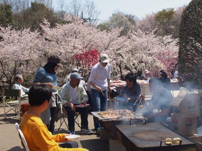 ☆桜の中でのパーティー☆_c0092953_2145234.jpg