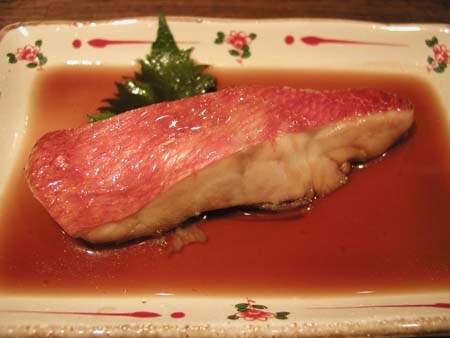 ビストロ樹里庵の金目鯛の煮付け_f0053279_219339.jpg