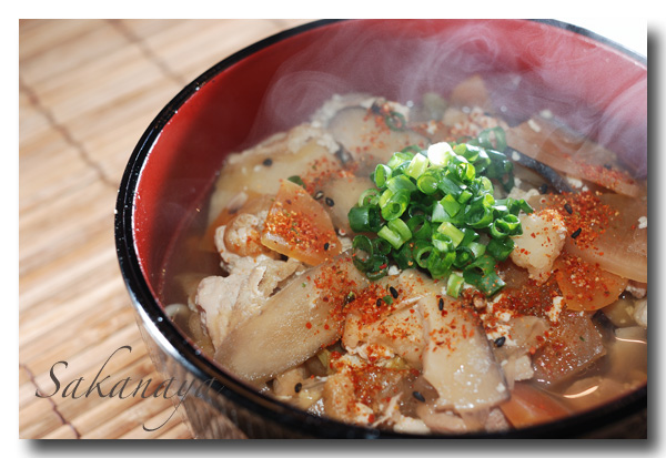 けんちんうどん........... 晩酌の〆に最高！！！☆ 妻料理 ☆_d0069838_10444915.jpg