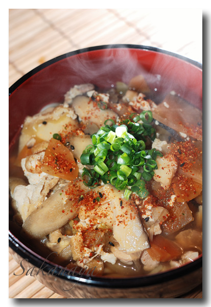 けんちんうどん........... 晩酌の〆に最高！！！☆ 妻料理 ☆_d0069838_10484568.jpg