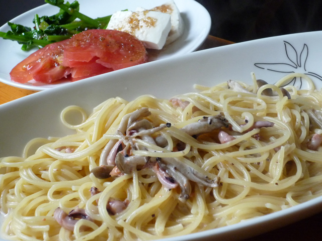 塩辛のパスタ_f0044846_18315989.jpg