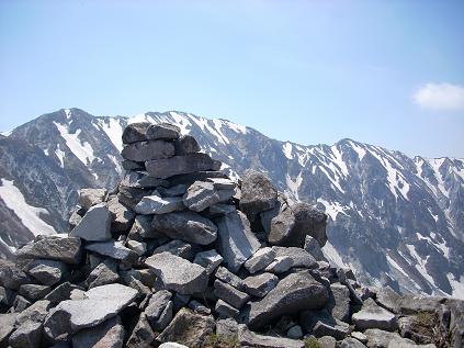 連休は雪の西アルプス登山で・・・三鈷峰（1516m）_c0153173_22235560.jpg