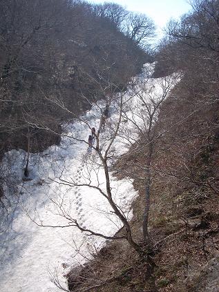 連休は雪の西アルプス登山で・・・三鈷峰（1516m）_c0153173_2224195.jpg