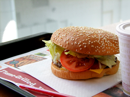 大井町 バーガーキングでワッパーチーズベーコン じぶん日記