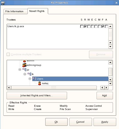 Novell Client for Linux (NCL)をインストールする_a0056607_22282199.jpg