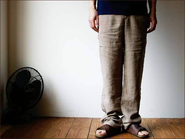 basisbroek/バーシスブルック ピンストライプリネンパンツ_f0051306_1846481.jpg