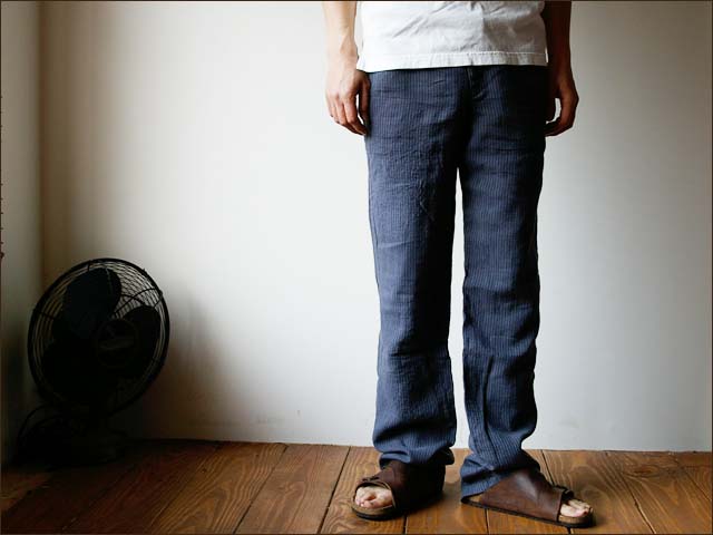 basisbroek/バーシスブルック ピンストライプリネンパンツ_f0051306_1847115.jpg
