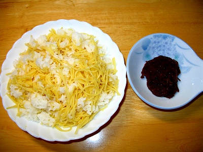 あんこ入りパスタライス。_a0027641_22293975.jpg