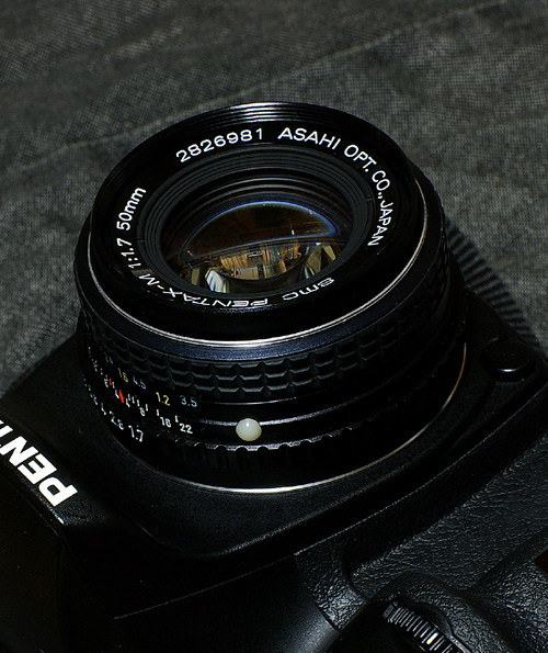 ASAHI SMC PENTAX M 50mm F1.4 レンズ @2073