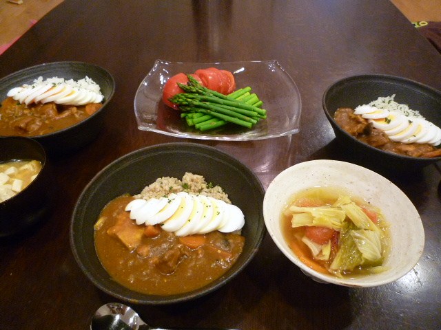 片付けの後はカレー_d0142935_2385926.jpg