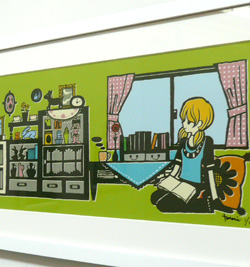 村上トモミ　イラスト展〜「ときめきのひとかけら」〜はじまってます！_a0017350_915276.jpg