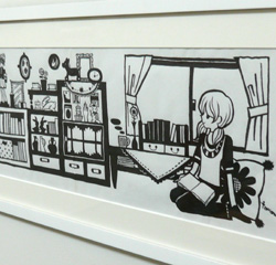 村上トモミ イラスト展〜「ときめきのひとかけら」〜はじまってます!_a0017350_921550.jpg