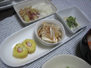 枝豆ごはん＆煮込みうどん＆いろいろおかず_e0139978_2118792.jpg