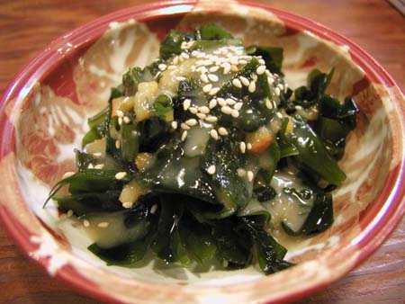 赤提灯・太郎 わかめのヌタ_f0053279_1053595.jpg
