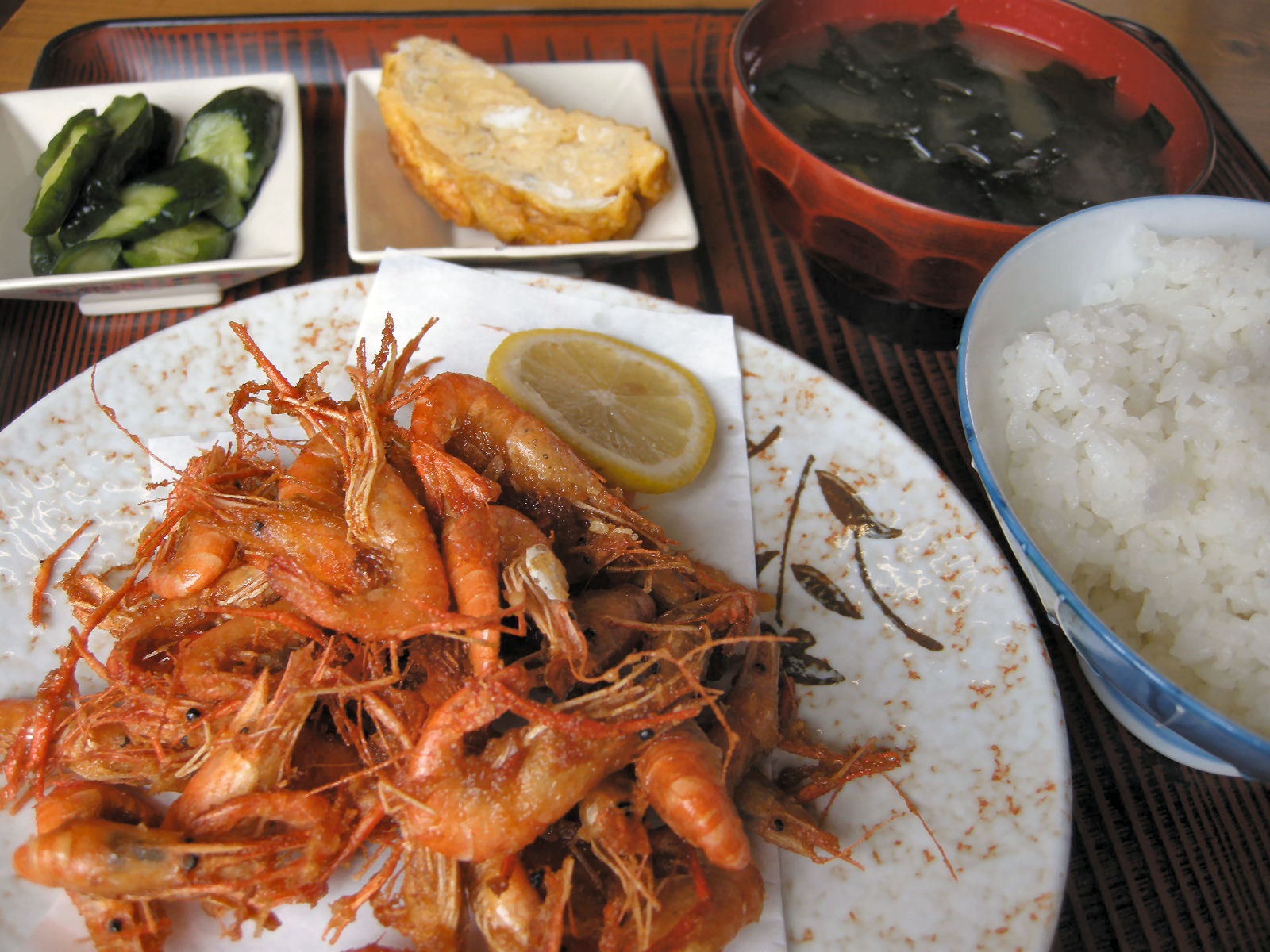 川エビの唐揚げ 飲食万歳