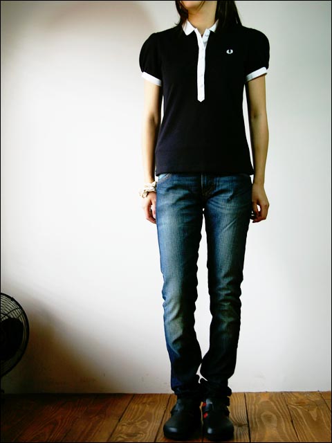 fred perry/フレッドペリー クレリックパフスリーブポロ_f0051306_181016.jpg