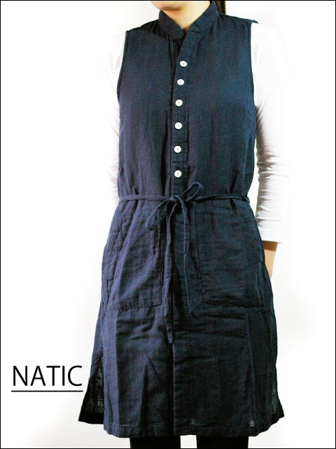 natic/ナティック ダブルガーゼノースリーブワンピース_f0051306_1829680.jpg