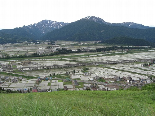 浦佐スキー場の上からの八海山_a0084753_8592863.jpg