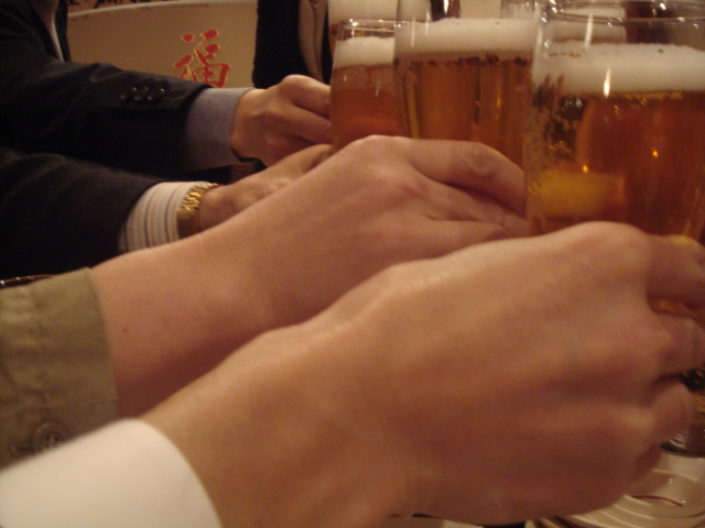 研究会を終えて　乾杯！_f0165495_2151193.jpg