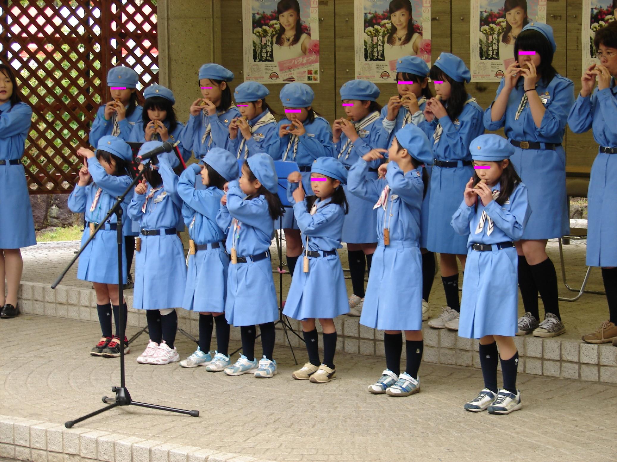 2008中野バラまつり : やってるよ!ガールスカウト長野第12団