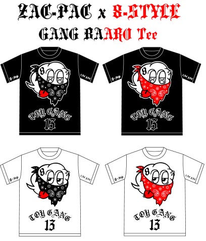 ZacPac×8Style　限定　Gang Baaro（ギャングベーロ）　Tシャツ！_d0089530_18101143.jpg