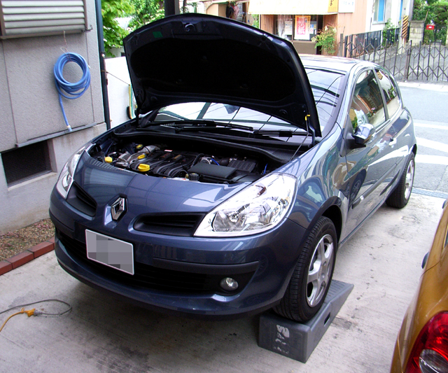 ルーテシア3/1.6L/MTワンオフアーシング施工_f0032891_1011676.jpg