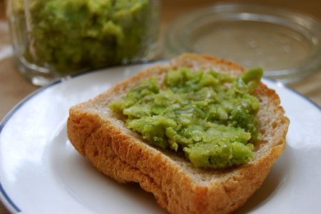 グリンピースペースト : vege dining 野菜のごはん