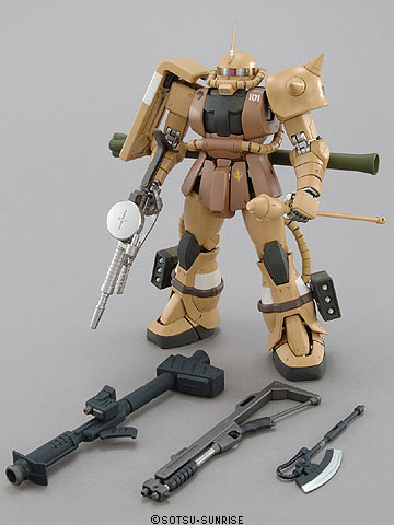 再UP MG MS-06J ザクII Ver.2.0 川口克己ﾌﾟﾛﾃﾞｭｰｽ仕様 : 模型の