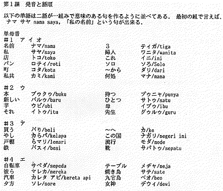 インドネシア語 発音 簡単