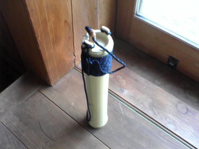 竹の水筒 大道具と薪ストーブと木工旋盤