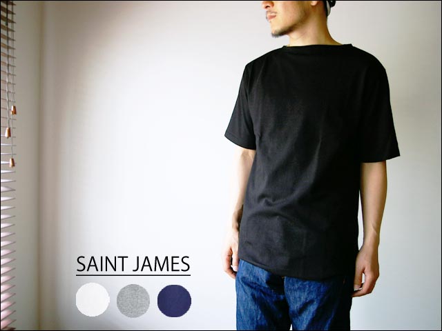 saint james/セントジェームス ボートネック無地Tシャツ_f0051306_2239548.jpg