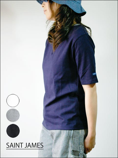 saint james/セントジェームス ボートネック無地Tシャツ_f0051306_22402546.jpg
