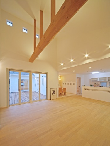 天井の高いリビングは気持いい Dog Life My Life