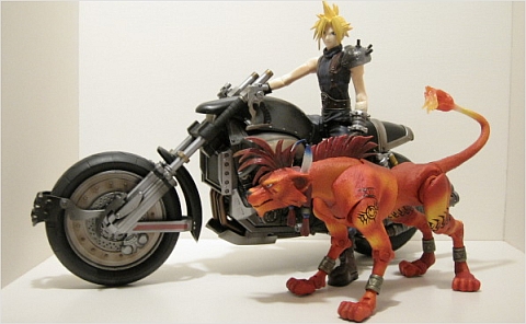 フィギュア ： FINAL FANTASY VII PLAY ARTS Vol.2, no.4 Red XIII & Cait Sith_a0056168_21575315.jpg